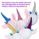 thumbnail image 4 of Set llavero felpa unicornio + accesorios, regalo kawaii para  niña, 4 of 11