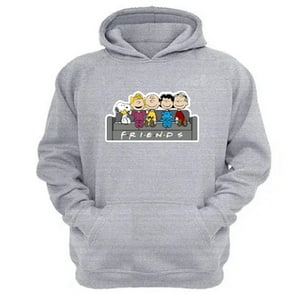 Genérico - Polerón Canguro Friends Gris Claro Talla S Unisex