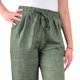 thumbnail image 3 of Palazzo Verano Tipo Lino Pantalón Mujer Algodón Cintura Elasticada 615, 3 of 5
