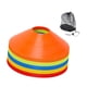 thumbnail image 3 of Conos de disco conos de entrenamiento para fútbol, ​​sólido equipo de práctica portátil con conos deportivos de bolsa para entrenamiento de baloncesto, 3 of 5