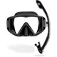 thumbnail image 1 of Kit de máscara y snorkel Cressi Pano 3 Supernova Dry negro, 1 of 8