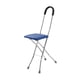thumbnail image 2 of Asiento De Bastón Plegable, Silla De Bastón Con Mango Cómodo Para Acampar, Personas Mayores, 2 of 5