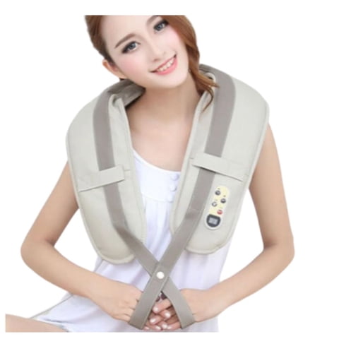 Invencible.Cl - Masajeador Cervical Cuello Hombros 10 Modos Taiko Masaje Tonificador Circulacion Alivio Estress Na97