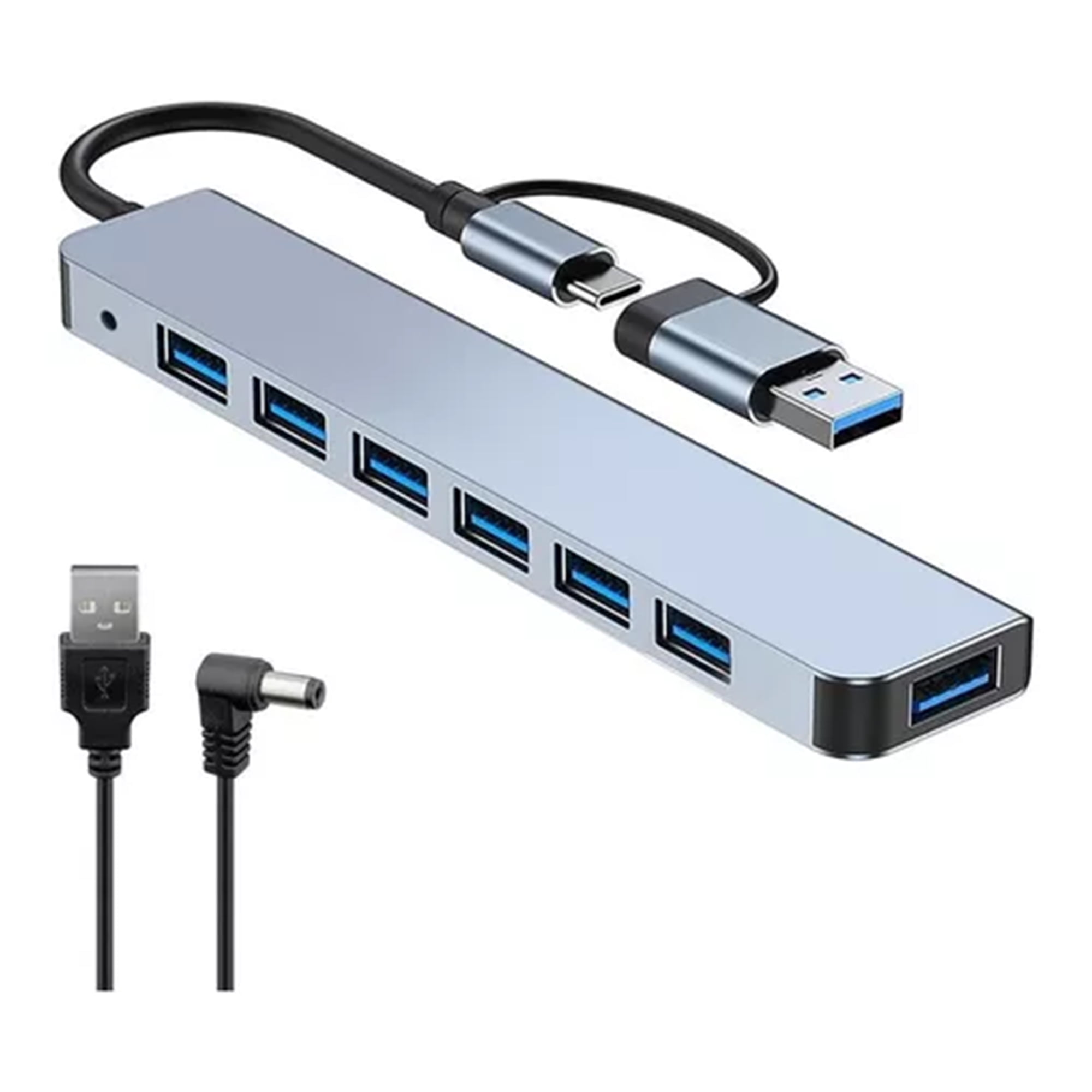 Genérico - Hub Usb 7 Puertos 3.0 Tipo C Alta Velocidad 5gbps Energizado