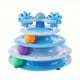 thumbnail image 3 of Cat Toy Roller 4-Level Turntable Cat Toy Balls With Three Colorful Balls Turntable Interactive Kitten Fun Mental Physical Exercise Puzzle Toys, 3 of 5