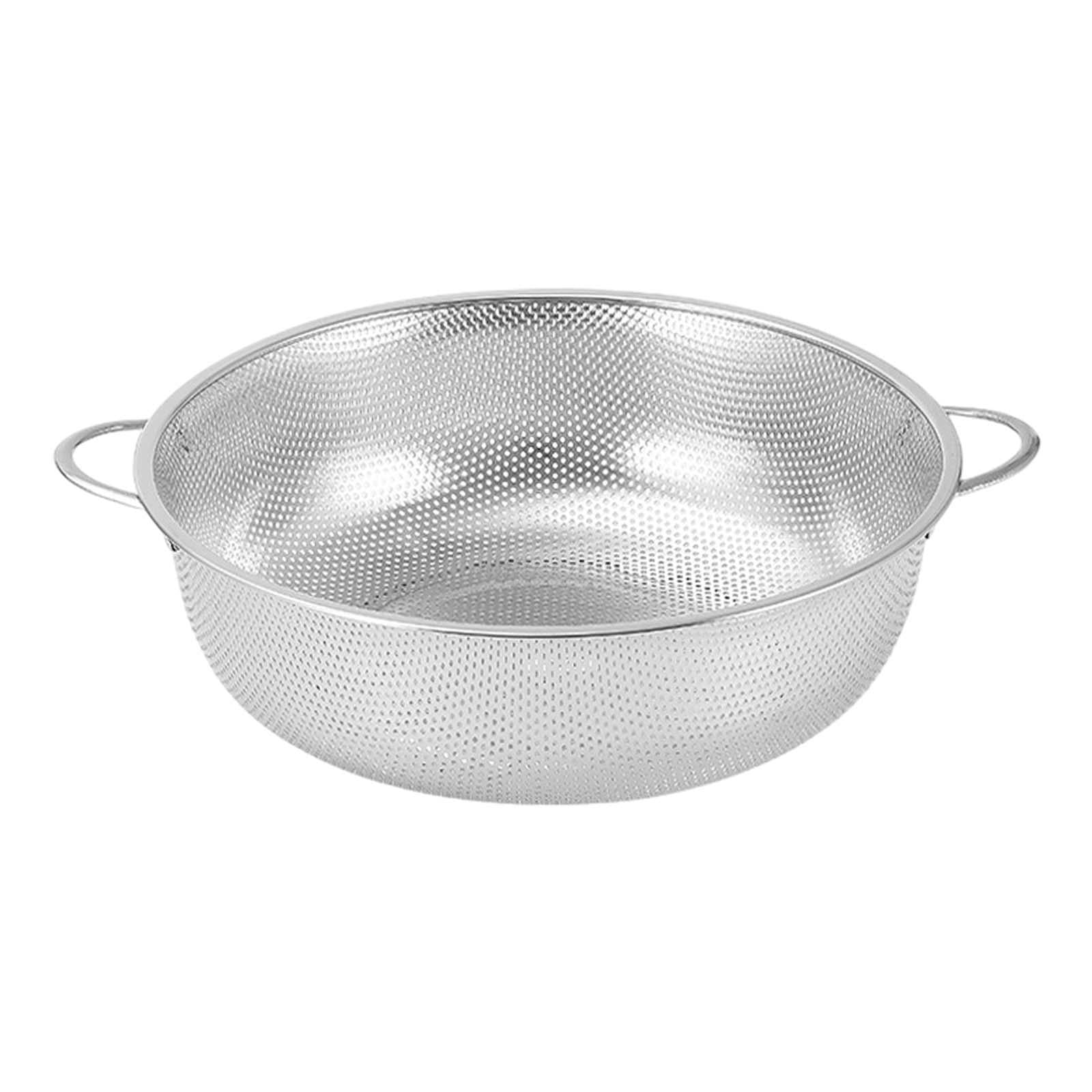Bothyi - Colador De Acero Inoxidable, Colador, Enjuague Duradero Para Granos De Espagueti, Frijoles, 22,5 Cm