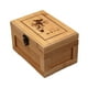thumbnail image 2 of Joyero de madera, cofre de joyería, contenedor rústico de bambú, organizador, estuche de joyería para amantes del bricolaje, para anillos, collares y, 2 of 5
