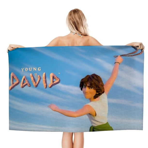 David Toalla de playa de secado rápido con diseño temático, regalo para mujeres y niñas, ideal para cumpleaños, fans, amantes de la música, uso en la playa o al aire libre, 78 × 150 cm
