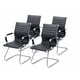thumbnail image 5 of Sillas Ejecutivas | Pack X4 Tapizadas Con Ecocuero Negro | Diseño Moderno Con Apoya Brazos., 5 of 6