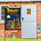 thumbnail image 2 of Astérix y Obélix: La Gran Pelea-bandera de jardín temática. Regalo perfecto para fans, amigos y familiares, ideal para actividades al aire libre y decoración de fiestas.28CM*45CM, 2 of 5