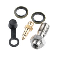 Ioensy - Tornillo De Purga De Perno Banjo M10X1.0Mm Para Maestro De Freno De Cilindro De Motocicleta