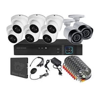 Vipa - Kit 8 Cámaras Seguridad Mixto Hd Con Disco Duro M83Ldd