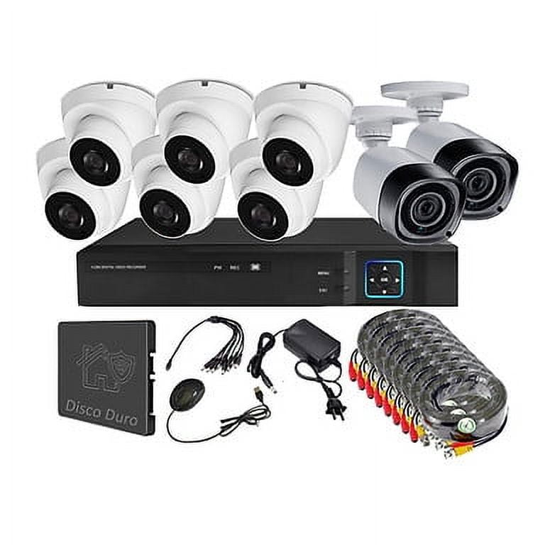 Vipa - Kit 8 Cámaras Seguridad Mixto Hd Con Disco Duro M83ldd