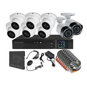 Vipa - Kit 8 Cámaras Seguridad Mixto Hd Con Disco Duro M83Ldd