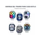 thumbnail image 2 of Smartwatch Series 9 Reloj Inteligente Mujer Contesta Llamada Blanco, 2 of 6