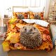 thumbnail image 1 of Lovely Animal Hedgehog Bedding Set 3D Print Comfortable Queen King Single Duvet Cover Set Home Textile Decoration Scenery Bed Sheets, 1 of 5