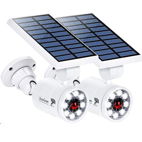 Luz Solar DrawGreen Pack de 2 Impermeable con Sensor de Movimiento