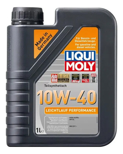 Liqui Moly - Aceite Motor Leichtlauf Performance 10W-40 1 Lt