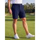 thumbnail image 4 of INSPIRE CHIC Pantalones Cortos de Trabajo Ligeros con Múltiples Bolsillos para Hombre, S Azul Marino, 4 of 5