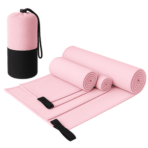 Genérico - Toalla Microfibra Set De 3 Baño Viaje Natación Secado Rápido