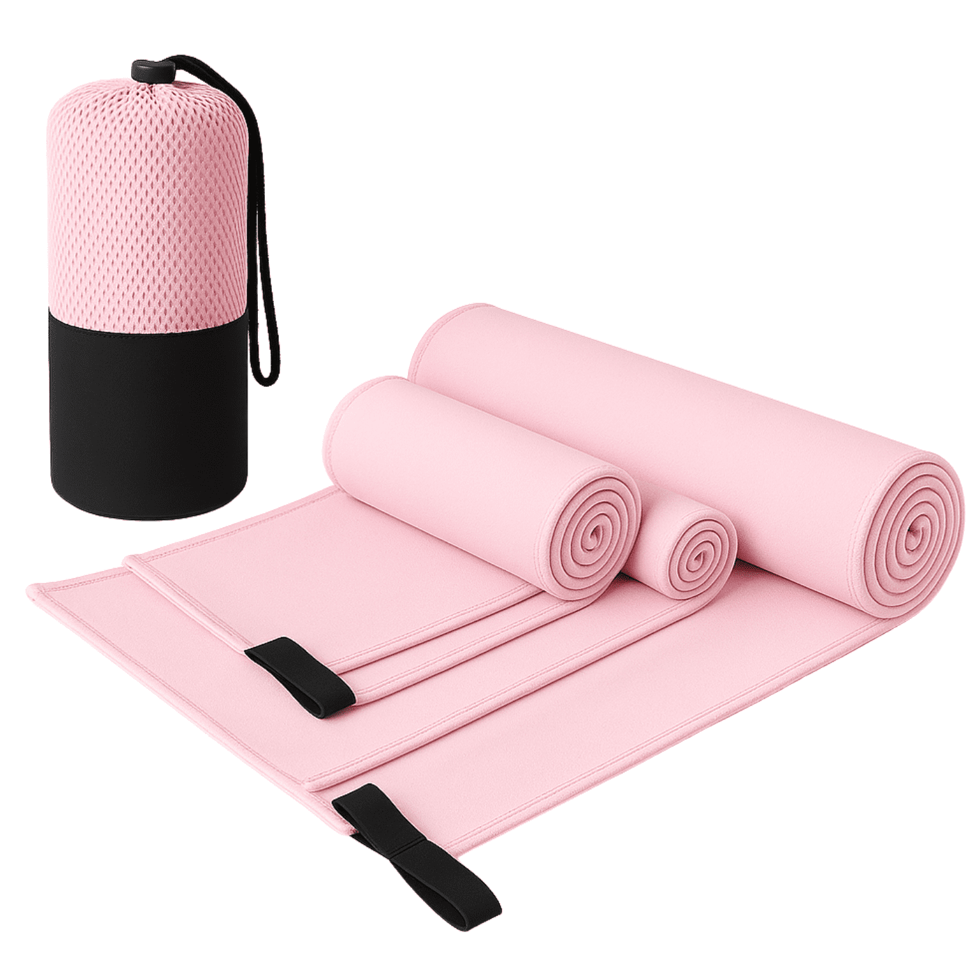 Genérico - Toalla Microfibra Set De 3 Baño Viaje Natación Secado Rápido