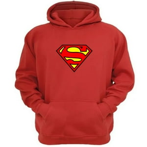 Genérico - Poleron Canguro Hombre De Hierro Rojo Talla Xs Unisex
