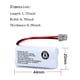 thumbnail image 5 of Batería de teléfono OXWINOU BT-1021 2,4 V 300 mAh para Uniden BT-1016, 5 of 8
