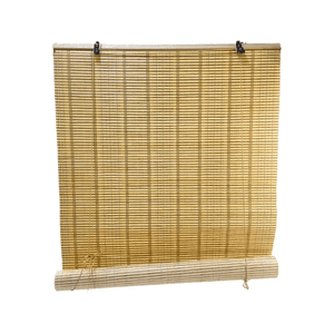 Genérico - Cortina Bambú Roller Persiana Enrollable 120X150 Cm Ventana