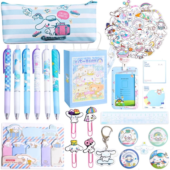 Set de papelería Vivaterra Cute para la escuela con estuche para lápices