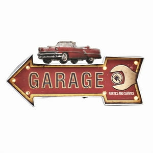 Muebles Santa Ana - Letrero Vintage Led Garage