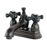 Grifo De Baño Kingston Brass Ks7005Pkx Centerset De 4 Pulgadas