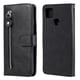 thumbnail image 1 of Funda con Cremallera para Xiaomi Redmi 9C, Carcasa Cartera de Cuero PU con Soporte y Tarjetero, 1 of 6