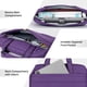 thumbnail image 4 of Bolso de hombro impermeable para laptop BAFFINA 43 cm color púrpura, 4 of 7