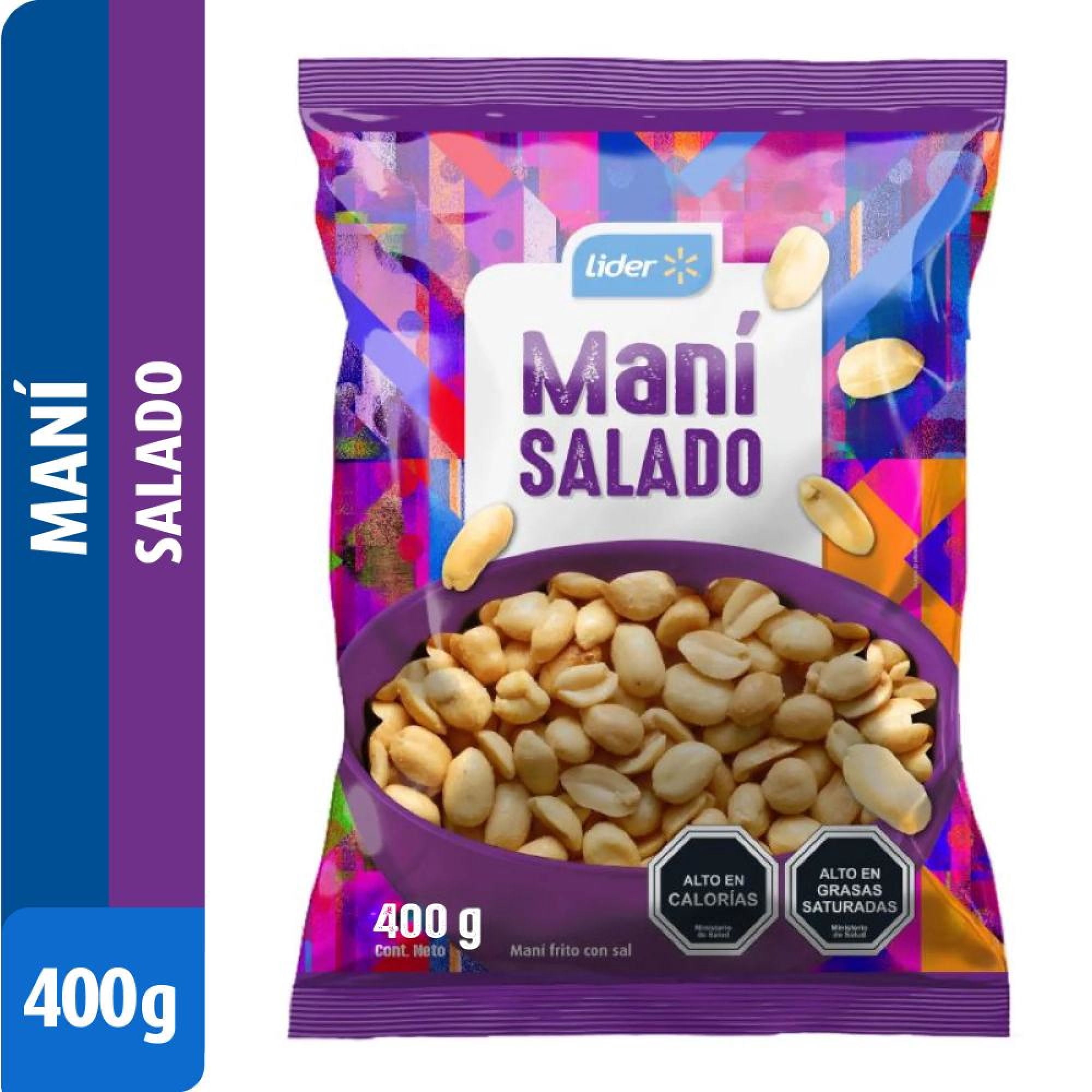 Maní Salado 400 g Lider