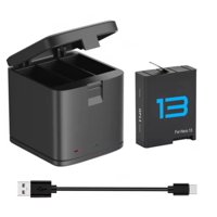 Genérico - Kit Batería + Cargador Triple Gopro 13 Alternativa