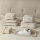 thumbnail image 3 of Cubos de embalaje de compresión para viajes - Bolsas organizadoras de equipaje - Cubos de embalaje de cremallera doble para maletas (paquete de 6, beige), 3 of 3