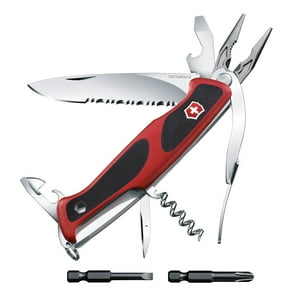 Navaja Ranger Grip 174 Handyman Color Rojo/Negro Victorinox