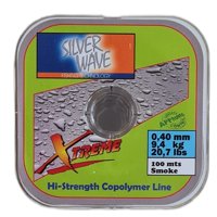 Silver Wave - Nylon De Pesca Transp Humo 0,40Mm Resisten 9,4Kg Bobina100Mt