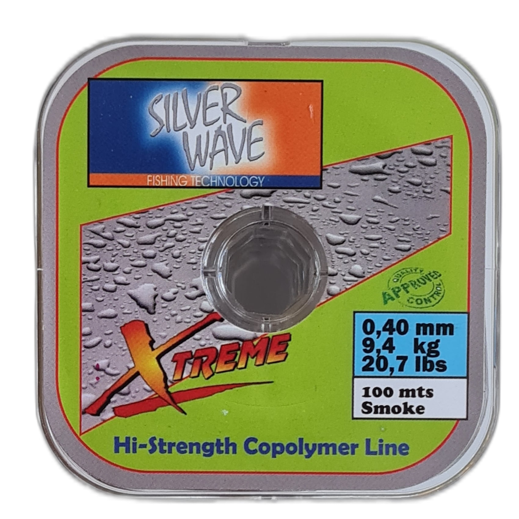 Silver Wave - Nylon De Pesca Transp Humo 0,40mm Resisten 9,4kg Bobina100mt