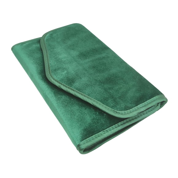 Bolsa de terciopelo para guardar joyas, collares, pulseras, organizador de viaje portátil, bolsas de terciopelo para San Valentín, propuestas, Navidad, bodas. D