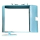 thumbnail image 1 of Soporte Porta Secador De Pelo Organizador Baño Plastico azul cielo, 1 of 4