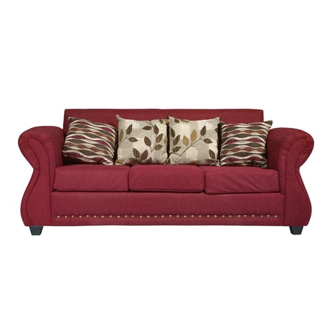 Casa Wow Deco - Sofá Roma 3C Tela Rojo