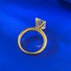 thumbnail image 5 of Anillo de Compromiso de Corte Esmeralda de 3.5 Quilates CZ Anillo de Diamante de Oro Simulado para Mujer Anillos de Promesa de Plata Esterlina 925 para Ella, 5 of 7