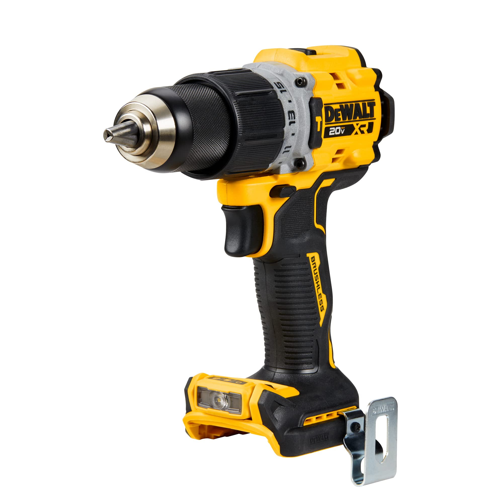 Taladro Percutor Dewalt 20 V Max 1/2 Pulgada Inalámbrico Sin Escobillas Dcd805b