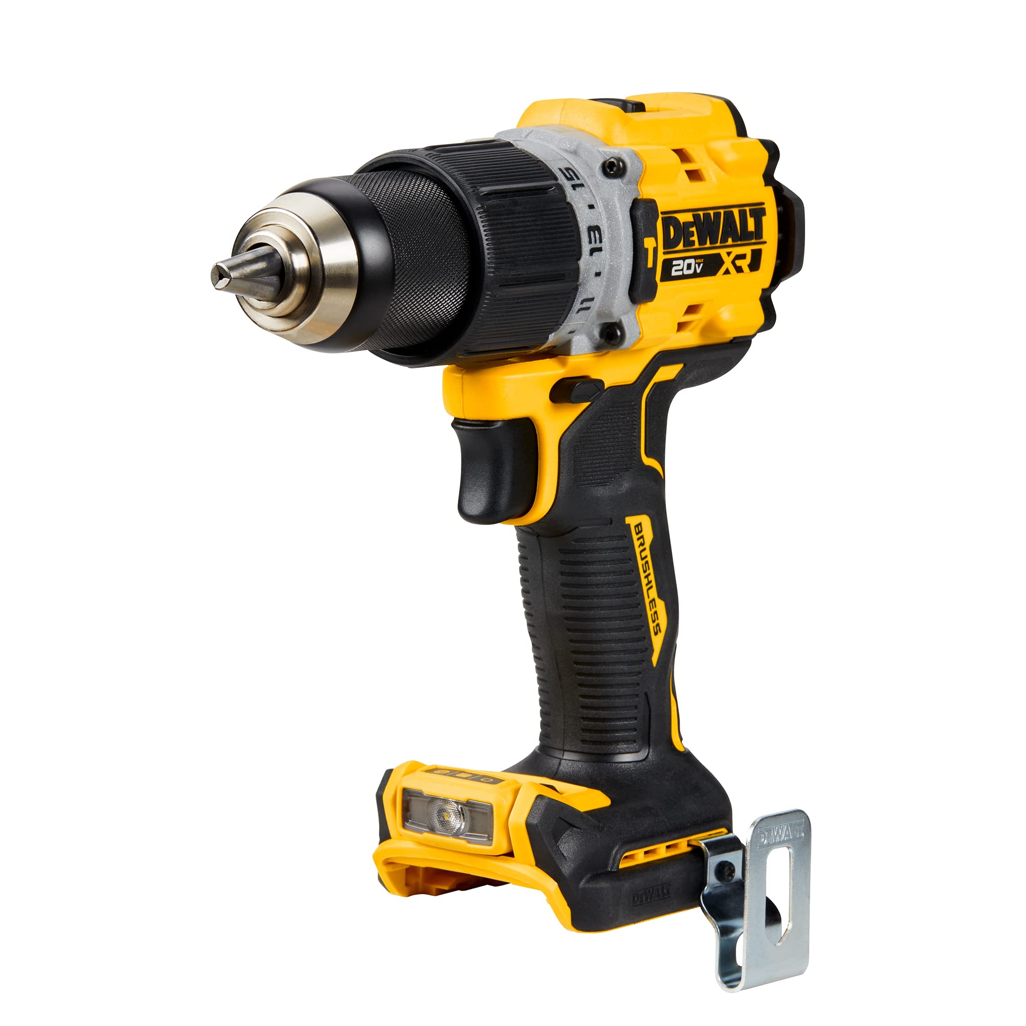 Taladro Percutor Dewalt 20 V Max 1/2 Pulgada Inalámbrico Sin Escobillas Dcd805B