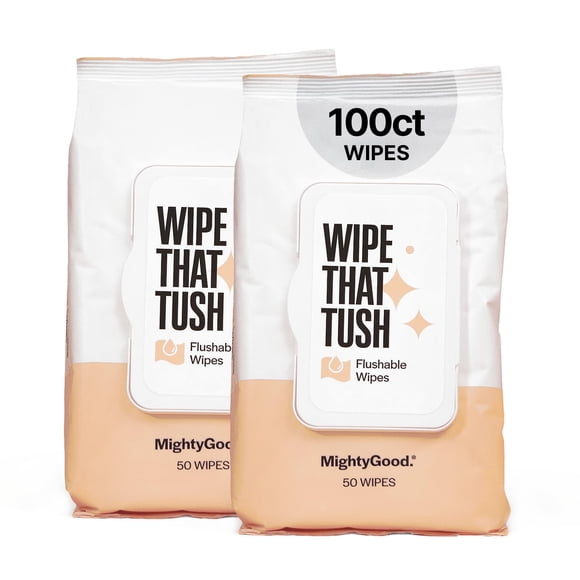 Toallitas limpiadoras de piel MightyGood, 100 unidades sin fragancia