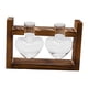 thumbnail image 2 of Jarrón Hidropónico, Macetero De Mesa, Jarrón De Cristal Para Estantería, Sala De Estar, Oficina, 2 Jarrones De Cristal, 2 of 5