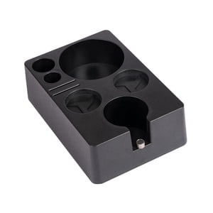 Bothyi - Soporte De Manipulación De Café Caja Organizadora Universal De Espresso Para Tiendas, Cocinas, Cafeterías Para 58 Mm, Negro