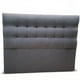 thumbnail image 1 of Respaldo De Cama King Valencia Tela Gris Oscuro, 1 of 2
