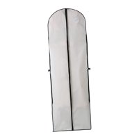 Magideal - Bolsas De Prenda, Bolsa Plegable Con Manija, Duradera, Transpirable, Cubiertas De Prenda, Bolsa De Traje Para Abrigos, Uniformes, Suéteres, Rompientes Blanco